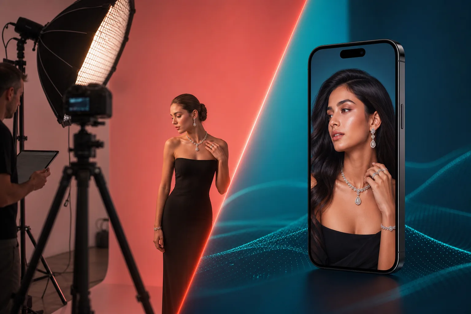 AI model product video versus traditional photoshoot for Gujarat and Mumbai businesses