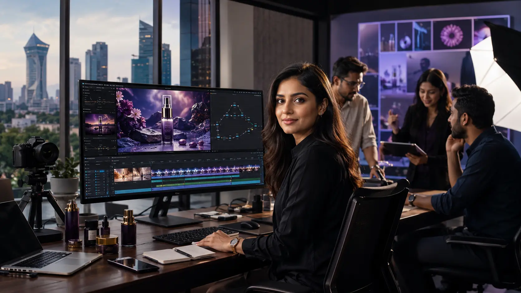 AI video production and brand promotion studio in Ahmedabad
